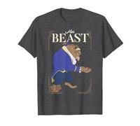 Disney Die Schöne und das Biest Her Beast Graphic T-Shirt T-Shirt, Herren, Anthrazit Meliert, XL