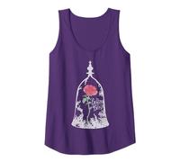 Disney Die Schöne und das Biest Rose im Glas Tank Top