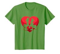 Disney Donald and Daisy Duck Valentine's Day Heart T-Shirt