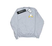 Disney - "Donald Duck Backside Breast Print" Sweatshirt für Damen (Grau) 2XL