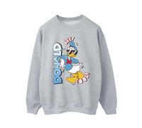 Disney - "Donald Duck Cool" Sweatshirt für Herren (Grau) S