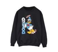 Disney - "Donald Duck Cool" Sweatshirt für Herren (Schwarz) XL