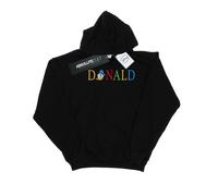 Disney - "Donald Duck Letters" Kapuzenpullover für Herren (Schwarz) S