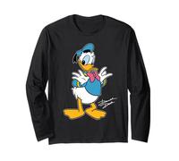 Disney Donald Duck Retro Character Proud Pose Trip Matching Langarmshirt