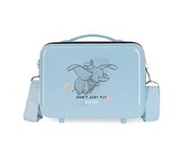 Disney Dumbo Kulturbeutel, anpassbar, mit Umhängetasche, Blau, 29 x 21 x 15 cm, starr, ABS 9,14 l