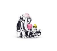 Disney Dumbo und Mama Slide-Charm, Sterlingsilber