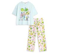 Disney Ein Bugs Life Damen-Pyjama-Set mit Mehreren kurzen Ärmeln und Langen Beinen | Nachtwäsche mit Rundhalsausschnitt und verschiedenen Charakteren | Bequeme Nachtwäsche zum Entspannen