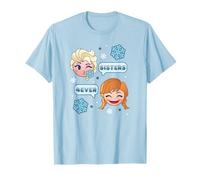 Disney Emoji Frozen Elsa And Anna Emoji T-Shirt