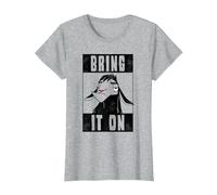 Disney Emperor's New Groove Kuzco Bring It On T-Shirt, Damen, Grau Meliert, XXL