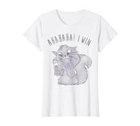 Disney Emperor's New Groove Yzma Cat Ahaha I Win T-Shirt T-Shirt, Damen, Weiß, L