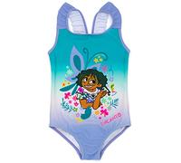 Disney Encanto Badeanzug für Mädchen | Kinder animierte Mirabel Magic Madrigal Familie Blumenrüschen Rüschen Alles in einem Badeanzug Merchandising-Artikel