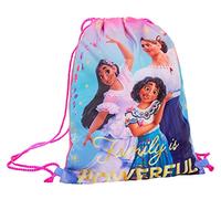 Disney Encanto Turnbeutel mit Kordelzug für Mädchen, Turnbeutel, Kinder, Mirabel, Schwimmtasche, Kindergartenrucksack, rosa / braun, Einheitsgröße