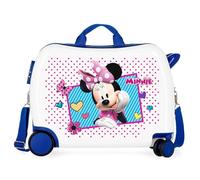 Disney Enjoy Minnie Icon Kinder-Koffer Blau 50x38x20 cms Hartschalen ABS Kombinationsschloss 34L 2,3Kgs 4 Räder Handgepäck