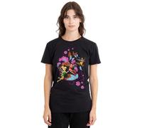 Disney Fairies and Butterflies with Tinker Bell, Rosetta Ladies T Shirt, Black, X-Large