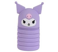 Disney Federmäppchen aus Silikon, ausziehbar, mit drei Größen, für Buntstifte, Bleistifte, Schreibwaren, 19 cm, Kuromi, 6,5 x 20 x 6,5 cm, Beauty Case