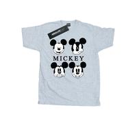 Disney - "Four Heads" T-Shirt für Herren (Grau) XL