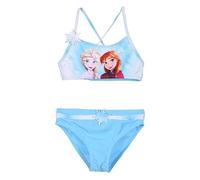 Disney Frozen 2-teiliger Badeanzug für Mädchen und Jungen mit Anna und Elsa, Schneeflocke, blau, 4 Jahre