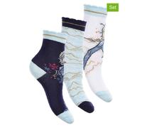 Disney Frozen 3er-Set: Socken "Frozen" in Bunt - Größe 23-26 | Babysocken Strumpfhosen