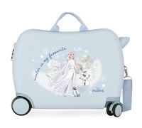 Disney Frozen Adventure Of My Mind Kinderkoffer, Blau, 50 x 38 x 20 cm, starrer ABS-Kombinationsverschluss seitlich, 38 l, 3 kg, 4 Räder, Handgepäck.