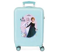 Disney Frozen Arendelle Is Home Kabinentrolley Blau 38 x 55 x 20 cm Hartschale ABS Kombinationsverschluss seitlich 34 l 2,66 kgs 4 Doppelrollen Handgepäck