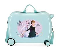 Disney Frozen Arendelle is Home Kinderkoffer, Blau, 50 x 38 x 20 cm, starr, ABS, seitlicher Zahlenkombinationsverschluss 38 l, 3 kg, 4 Handgepäckträger