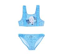 Disney Frozen Badeanzug für Meer, Pool, offizielles Lizenzprodukt für Mädchen, Sommer, blau, 4 Jahre