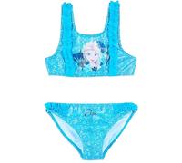 Disney Frozen Badeanzug für Meer, Pool, offizielles Lizenzprodukt für Mädchen, Sommer, blau, 8 Jahre