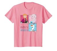 Disney Frozen Beauty is Everywhere T-Shirt, Kinder, Rosa, 152