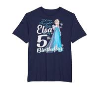 Disney Frozen Bright Like Elsa 5th Birthday T-Shirt, Herren Große Größen, Marineblau, 4X Tall
