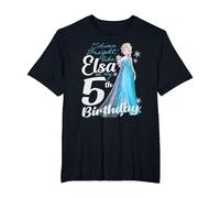 Disney Frozen Bright Like Elsa 5th Birthday T-Shirt, Herren Große Größen, Schwarz, 3X Tall