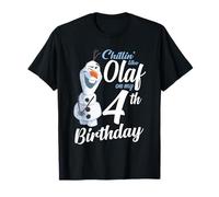 Disney Frozen Chillin Like Olaf 4th Birthday T-Shirt