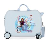 Disney Frozen Die Eiskönigin Awesome Moves Kinder-Koffer Blau 50x38x20 cms Hartschalen ABS Kombinationsschloss 34L 2,1Kgs 4 Räder Handgepäck