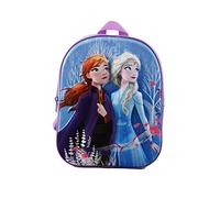 Disney Frozen - Die Eiskönigin ELSA Anna 3D Rucksack Kinderrucksack (109), Mädchen 29,5 x 23 x 10 cm, violett