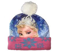 Disney Frozen - die Eiskönigin - Mädchen, Kinder Winter Mütze (54, Rosa)