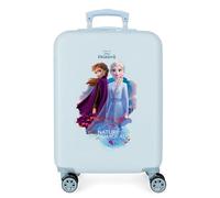 Disney Frozen Die Eiskönigin Nature is magical Kabinenkoffer Blau 37x55x20 cms Hartschalen ABS Kombinationsschloss 32L 2,5Kgs 4 Doppelräder Handgepäck