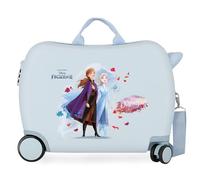 Disney Frozen Die Eiskönigin Nature is Magical Kinder-Koffer Blau 50x39x20 cms Hartschalen ABS Kombinationsschloss 34L 2,1Kgs 4 Räder Handgepäck
