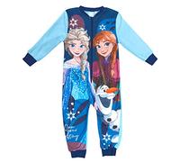 Disney Frozen/Die Eiskönigin Own Your Destiny Schlafanzug-Pyjama, ELSA, Anna & Olaf, 3-4 Jahre: 104cm, Blau