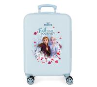 Disney Frozen Die Eiskönigin Trust your journey Kabinenkoffer Blau 37x55x20 cms Hartschalen ABS Kombinationsschloss 32L 2,5Kgs 4 Doppelräder Handgepäck
