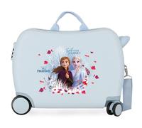 Disney Frozen Die Eiskönigin Trust Your Journey Kinder-Koffer Blau 50x38x20 cms Hartschalen ABS Kombinationsschloss 38L 2,1Kgs 4 Räder Handgepäck