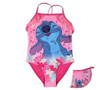 Disney Frozen Eiskönigin Mädchen Badeanzug mit Badehose, Die Gabby Bikini ELSA und Anna Motiv Kinder 2-teiler Schwimmanzug Set Gr. 98-128 (DE/NL/SE/PL, Numerisch, 110, 116, Regular, Rot)