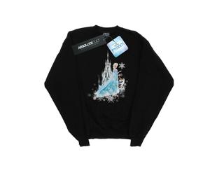 Disney - "Frozen Elsa And Olaf Winter Magic" Sweatshirt für Mädchen (Schwarz) 12-13A / 152-158cm