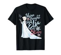 Disney Frozen Elsa Shine Bright On My 5th Birthday T-Shirt