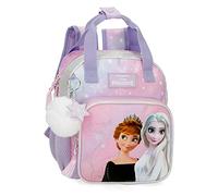 Disney Frozen Frosted Light Rucksack, Kinderwagen, Violett, 23 x 28 x 10 cm, Polyester, 6,44 l