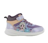 Disney Frozen Kinder Sneaker mit KlettverschlussGrößen 2-8 Jahre Mädchen Turnschuhe Anna und ELSA Motiv Ideal für Schule und Freizeit (Lila, EU Schuhgrößensystem, Kleinkind, Numerisch, M, 30)