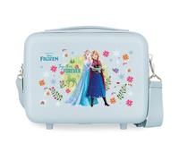 Disney Frozen Kulturbeutel für Kinder, ABS-Reise-Kulturtasche, anpassbarer Blauer Kulturbeutel 29x21x15 cm, starre ABS 9,14L Joumma Bags, Forever (für Immer), Talla única