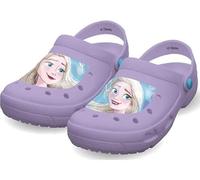 Disney Frozen Mädchen Slippers ELSA Anna Clogs Hausschuhe Strand Pool Schwimmbad Gartenschuhe Lila Gr 2-8 Jahre (HellLila, EU Schuhgrößensystem, Kleinkind, Damen, Numerisch (von/bis), M, 24, 25)