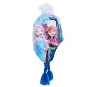 Wintermütze mit Figuren für Mädchen Frozen (54, CAPFRO BLU)
