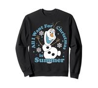 Disney Frozen Olaf All I Want For Weihnachten Is Summer Sweatshirt