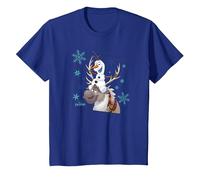 Disney Frozen Olaf and Sven T-Shirt, Kinder, Königsblau, 116