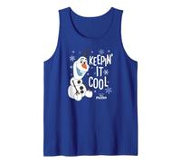 Disney Frozen Olaf Keepin It Cool Tank Top, Herren, Königsblau, XL